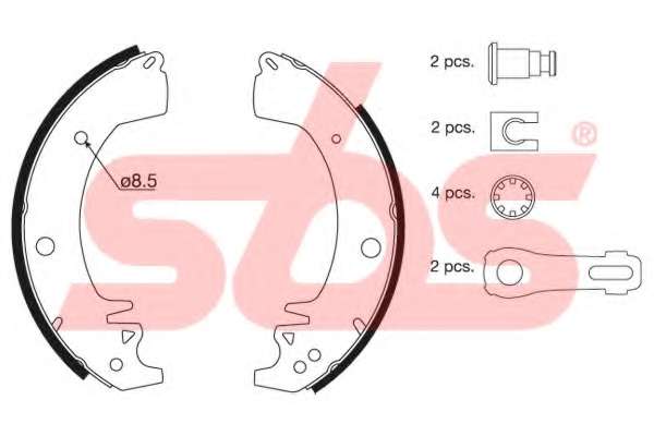Комплект тормозных колодок