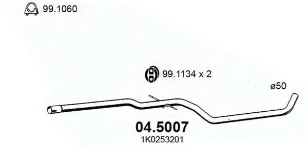 Труба выхлопного газа