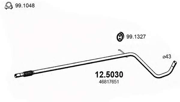 Труба выхлопного газа