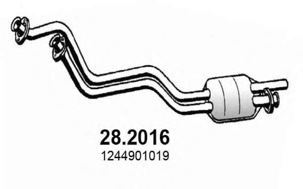 Предглушитель выхлопных газов