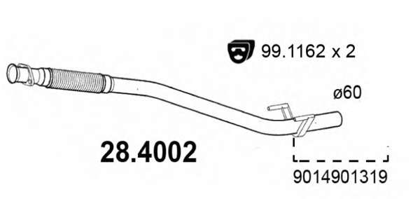 Труба выхлопного газа