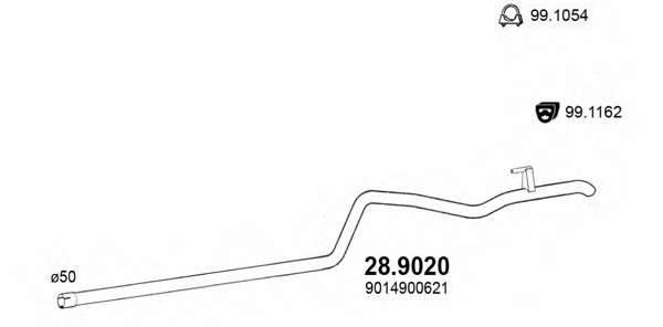 Труба выхлопного газа