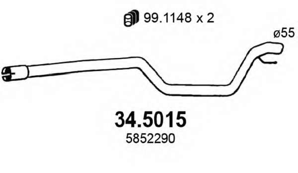 Труба выхлопного газа