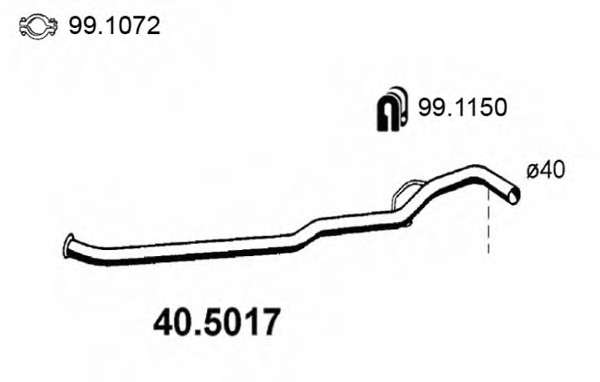 Труба выхлопного газа