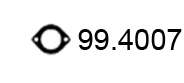 Прокладка, труба выхлопного газа