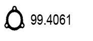 Прокладка, труба выхлопного газа