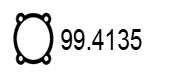 Прокладка, труба выхлопного газа