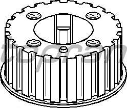 Шестерня, коленчатый вал