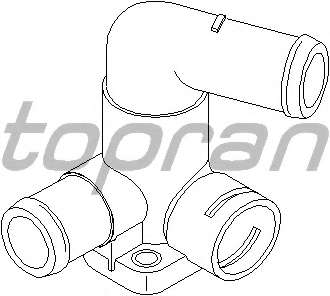 Фланец охлаждающей жидкости