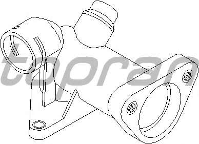 Фланец охлаждающей жидкости