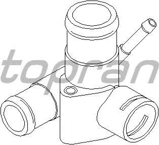 Фланец охлаждающей жидкости