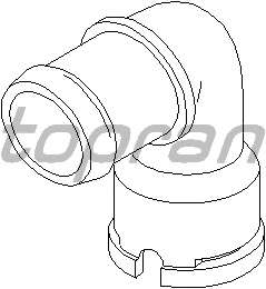 Фланец охлаждающей жидкости