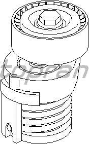 Натяжитель ремня, клиновой зубча