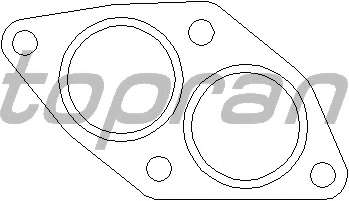 Прокладка, труба выхлопного газа