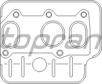 Прокладка, выпускной коллектор