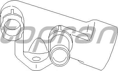 Фланец охлаждающей жидкости