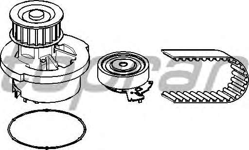 Водяной насос + комплект зубчатого ремня