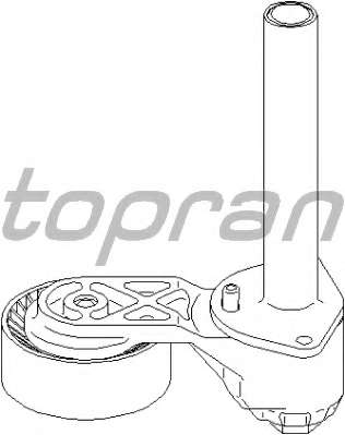 Натяжитель ремня, клиновой зубча