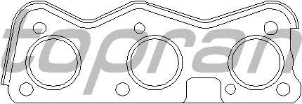 Прокладка, выпускной коллектор