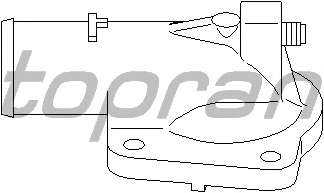 Фланец охлаждающей жидкости
