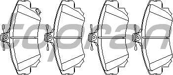 Комплект тормозных колодок, дисковый тормоз
