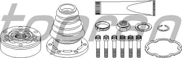 Шарнирный комплект, приводной вал