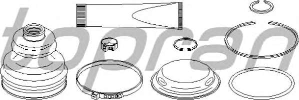 Комплект пылника, приводной вал