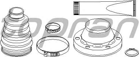 Комплект пылника, приводной вал