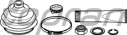 Комплект пылника, приводной вал