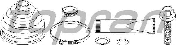Комплект пылника, приводной вал