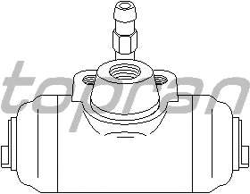 Колесный тормозной цилиндр