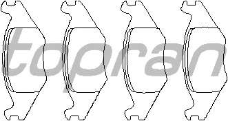 Комплект тормозных колодок, дисковый тормоз