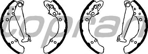 Комплект тормозных колодок