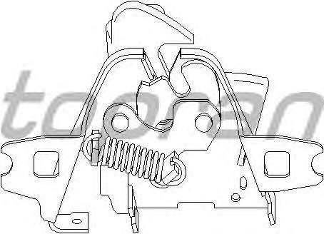 Замок капота