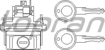 Замок задней двери