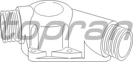Фланец охлаждающей жидкости