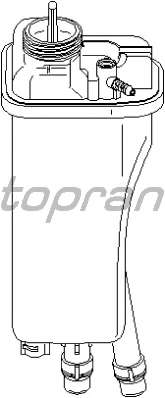 Компенсационный бак, охлаждающая жидкость