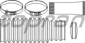 Комплект пылника, рулевое управление