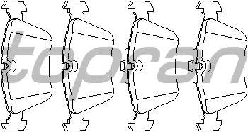 Комплект тормозных колодок, дисковый тормоз