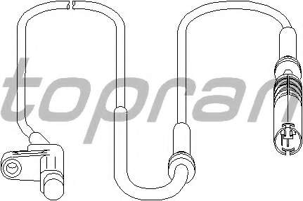 Датчик, частота вращения колеса