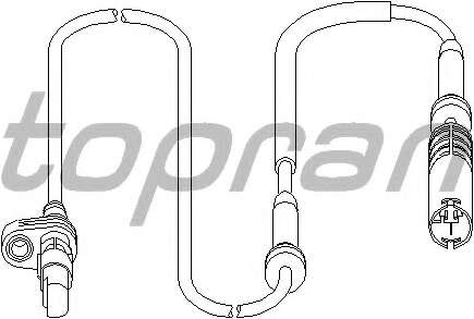 Датчик, частота вращения колеса