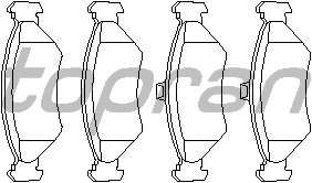 Комплект тормозных колодок, дисковый тормоз
