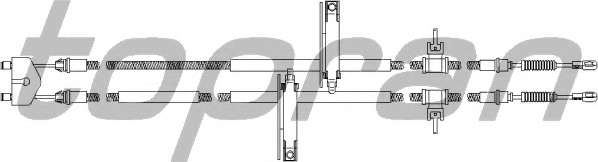 Трос, стояночная тормозная система