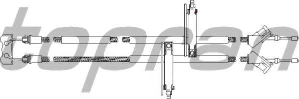 Трос, стояночная тормозная система