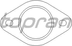 Прокладка, труба выхлопного газа