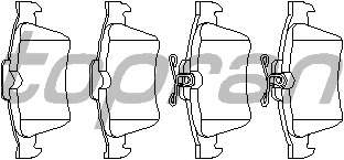 Гальмівні колодки, дискове гальмо (набір)