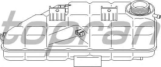 Компенсационный бак, охлаждающая жидкость