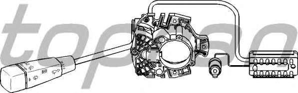 Выключатель на колонке рулевого управления
