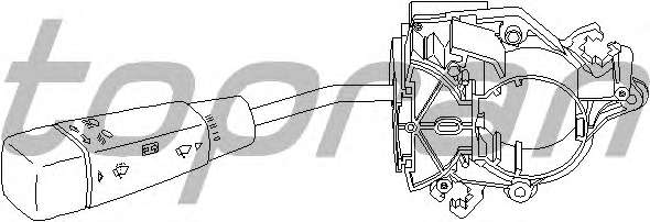 Выключатель на колонке рулевого управления