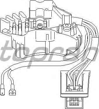 Регулятор, вентилятор салона